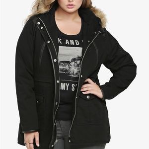 Torrid Sherpa Lined Twill Jacket 5x